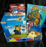Zestaw PSi Patrol Chase. Policja , helikopter, pluszak, figurka paw patrol