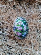 Pisanka wielkanocna (kacza). Pisanki ręcznie malowane. Ozdoba. Prezent 