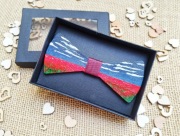 Mucha męska drewniana "Pole Maków" maki wesele prezent  Mvcha Nie Siada 