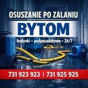 Osuszanie po zalaniu – Bytom | budynki | 24/7