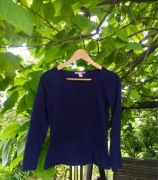 Nowy granatowy/ dark blue longsleeve/ bluzka M/L