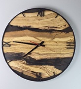 Zegar ścienny drewno oliwne 50cm