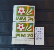 2181** Srebrny medal reprezentacji MŚ piłce nożnej 1974 dwójka z bloku 94