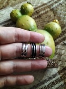 Pierścionek obrączka ze stali nierdzewnej 