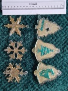 Ozdoby na choinkę ręcznie robione.