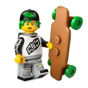 Lego Minifigures series 27 col27-7 - Longboarder NOWY