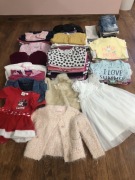 Ciuchy dla dziewczynki 74/80/86 135 szt.