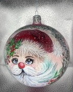 Bombka choinkowa ręcznie malowana 