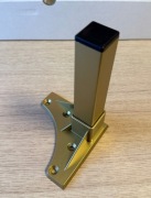 Stopka noga nóżki meblowe w kolorze złotym