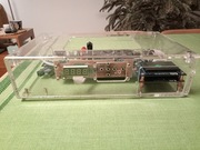 Platforma referencyjna STi5167, obudowa prototypowa z plexi.