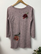 Sukienka wiskozowa na co dzień sukieneczka wiskoza dopasowana rozmiar 38 M