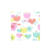 Tapeta Kids Kaylee Floral kolorowe kwiaty