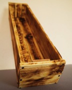 Drewniana donica na kwiaty 82cm x 19cm x 15cm