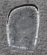 Hovmantorp szklana rzeźba Wiking