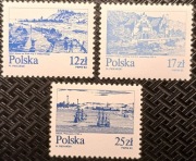 Polska-Fi 2685-2687 Stare Miasta nad Wisla