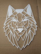 Wilk ozdoba na ścianę. Głowa wilka.