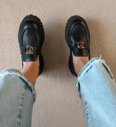 Mokasyny Eva Minge 37 38 skórzane skóra naturalna 