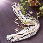 Kwietnik boho makrama 