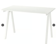IKEA TROTTEN Blat, biurko biały, 120x70 cm nowe w paczkach odbiór.