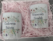 Zestaw kubków na Dzień Babci i Dziadka 