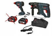 Zestaw młotowiertarka +zakrętarka GBH 180+GDX 180 Bosch Professional