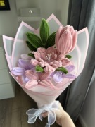 Bukiet ręcznie robiony z drucików kreatywnych handmade