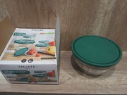 Zestaw szklanych pojemników