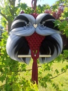 Makramowa Sowa z wełną 