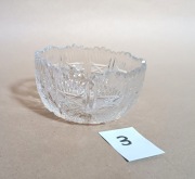 Miseczka kryształowa, mała miska kryształowa