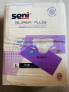 Pampersy pieluchy super Seni 2x30 sztuk roz L