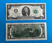 2 Dolary 2017r - seria B - USA - UNC - z paczki .
