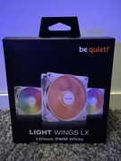 3x Wentylatory BeQuiet! Light Wings LX 120mm PWM White