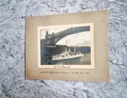 Stara fotografia okręt Beowulf 1904r A Renard Kiel