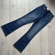 Jeansowe damskie spodnie dzwony denim Flare Pepe Jeans 28/30 regular fit