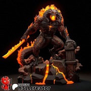 Figurka druk 3D żywica 12K " The Lord of the Rings " - 203 mm