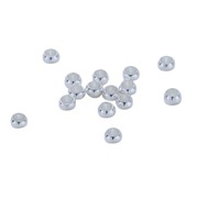 ZACISKI, STOPERY, CRIMPY do linki jubilersk., rhodium plated, 1,5mm, 10szt.