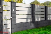 Ogrodzenie Joniec ROMA HORIZON GRAFIT bloczek BH20