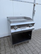 Płyta grillowa gazowa chromowana z termostatami gładka MBM 11kW GFTA777