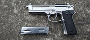 Beretta 92 WE, chrome, GBB