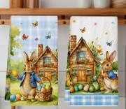 Ręczniki kuchenne Wielkanoc zestaw 2 sztuk