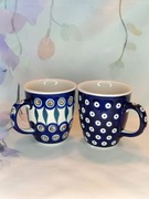 Kubek ceramiczny Mars Bolesławiec 300ml dwupak ceramika Bolesławiec  