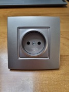 Polmark Gniazdo pojedyncze srebrne