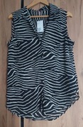 Bezrękawnik Koszula H&M Zebra rozmiar 44
