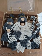 Zestaw świąteczny makrama 