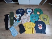 Bluzki spodnie spodenki h&m cool club c&a 110/116