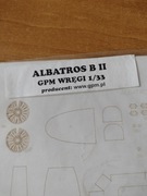 Model kartonowy Wręgi laserowe GPM Albatros B II