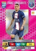 Marco Verratti 235 Fans Favourite Karta PANINI FIFA 365 2023