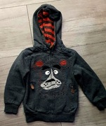 Rozpinana bluza z kapturem - rozmiar 104