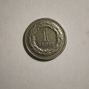 Moneta 1 zł 1991 roku 