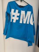 Bluza oversize M z rozcięciem z boku, nietoperz nie noszona